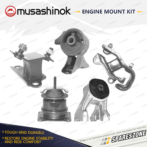 Full Engine Mount Kit Type2 for Honda Odyssey RA8 3.0L V6 J30A3 00-04 Auto