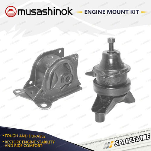 Musashinok LH + RH Engine Mount Kit for Honda Prelude BB5 BB6 2.2L 96-01 AT MT