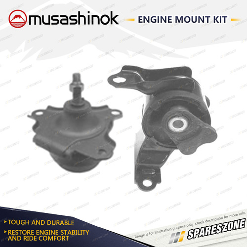 LH + RH Engine Mount Kit for Honda Integra DC5 2.0L K20A2 K20A3 01-07 Auto