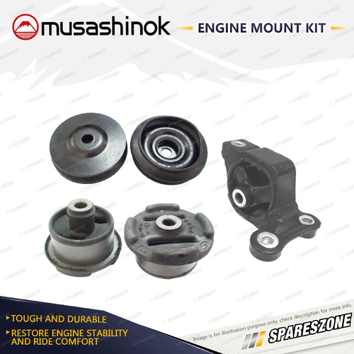 Rear Differential Mount Kit for Honda Fit GD1 1.3L 4Cyl L13A 6/01-9/07 CVT