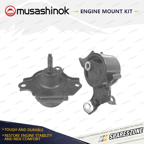 LH + RH Engine Mount Kit for Honda CRV RD 2.0L 2.4L 4Cyl 4WD 01-07 Manual