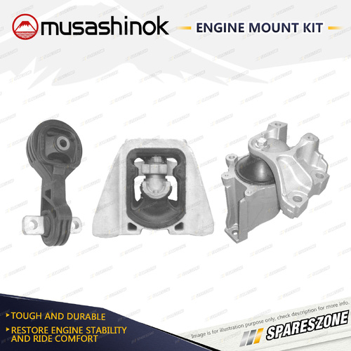 LH + RH Upper + RH Lower Engine Mount for Honda CRV RE4 2.4L 4Cyl 06-12 Auto