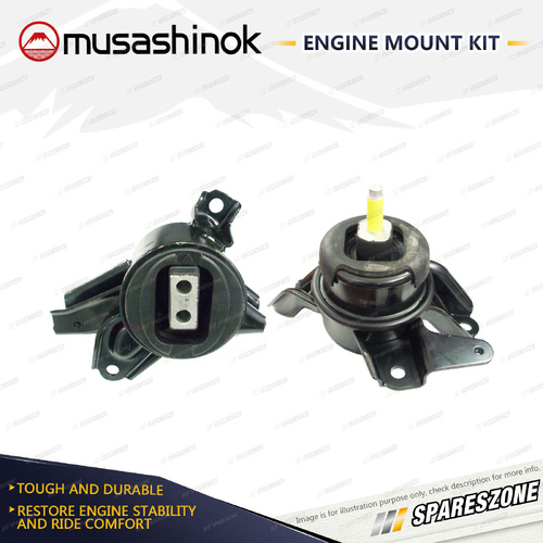 LH + RH Engine Mount Kit for Hyundai i45 YF 2.0L 2.4L 10-13 Auto 1 Bolt Bracket