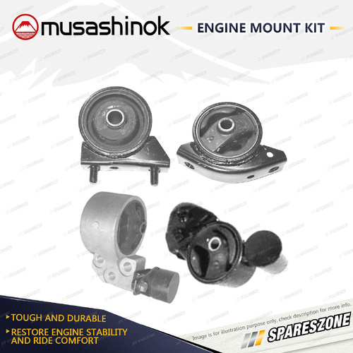 Full Engine Mount Kit Type2 for Hyundai Excel X3 1.5L DOHC G4FK 98-00 Auto