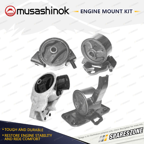 Full Engine Mount Kit for Hyundai Lantra J2 J3 1.8L 2.0L G4GM G4GF 95-00 Manual