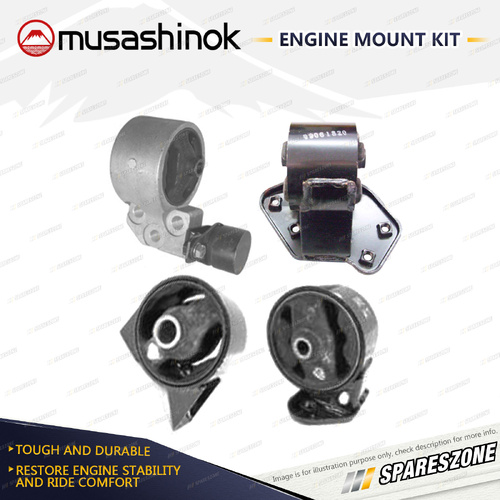 Full Engine Mount Kit for Hyundai Accent LC LS 1.6L 4Cyl Hatch G4ED 03-06 Manual
