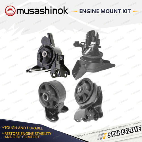 Full Engine Mount Kit for Hyundai Elantra XD Tiburon GK 1.8L 2.0L 00-09 Manual