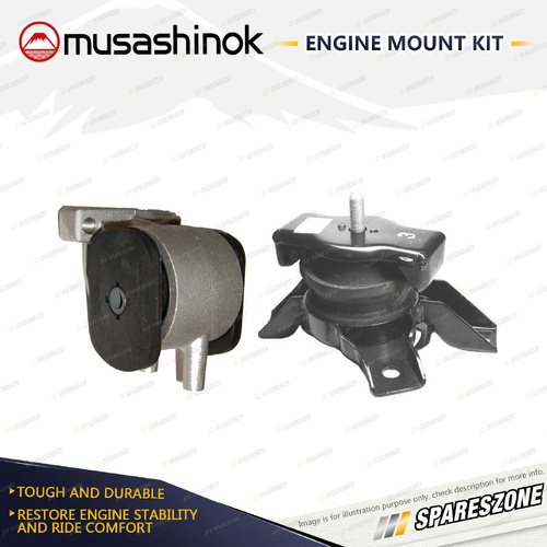 Musashinok LH + RH Engine Mount for Hyundai Getz TB 1.3L 1.5L 02-05 Auto Manual