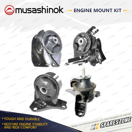 Full Engine Mount Kit for Hyundai Tucson City JM 2.0L 4Cyl G4GC 05-10 Manual