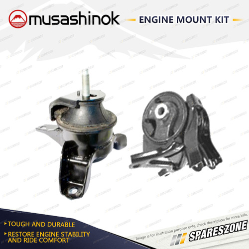 Musashinok LH + RH Engine Mount for Hyundai Tucson City JM 2.0L 2.7L 04-10 Auto