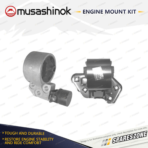 LH + RH Engine Mount Kit for Hyundai Accent LC 1.5L 4Cyl DOHC G4EC 00-03 Auto