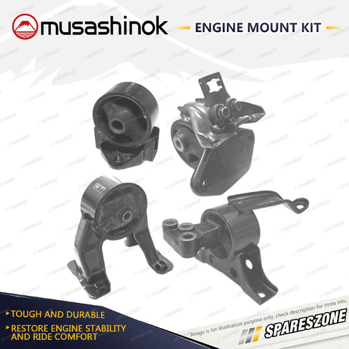 Full Engine Mount Kit for Hyundai Elantra Lavita FC 1.8L 4Cyl G4GB 01-04 Manual