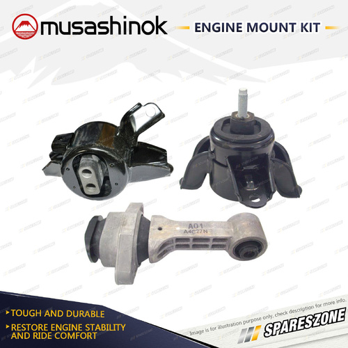 Full Engine Mount Kit for Hyundai Elantra Active MD 1.8L 4Cyl G4NBB 11-15 Manual