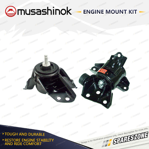 LH + RH Engine Mount for Hyundai iX35 LM 2.0L FWD G4KD 10-13 Auto 2 Bolt