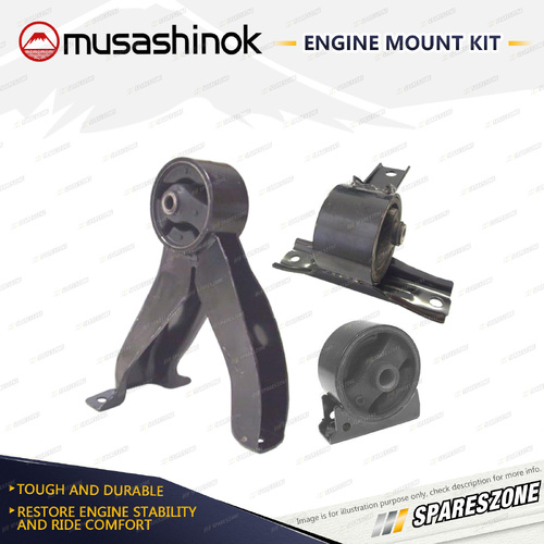 Full Engine Mount Kit for Jeep Compass MK 2.0L T-Diesel 4WD ECD 07-10 Manual