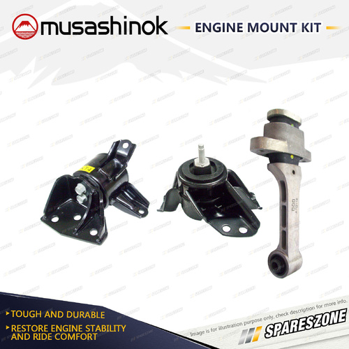 Full Engine Mount Kit for Kia Sportage SL 2.0L 4Cyl G4KD 10-16 Manual 2 Bolt