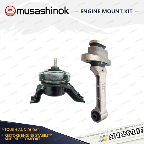Front + RH Engine Mount Kit for Kia Sportage QL 2.4L 4Cyl AWD G4KJ 16-21 Auto