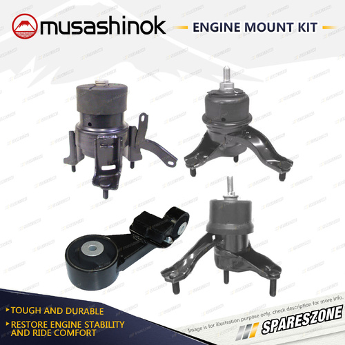 Musashinok Full Engine Mount Kit for Lexus ES300H AW60R 2.5L 2ARFXE 13-On CVT