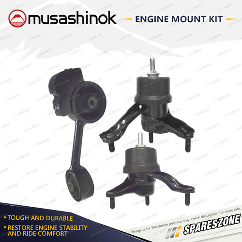 Full Engine Mount Kit for Lexus RX400H MHU38R 3.3L V6 Hybrid 4WD 3MZFE 06-08 CVT