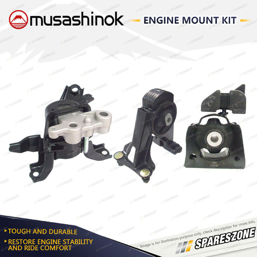 Full Engine Mount Kit for Lexus CT200h Hybrid ZWA10R 1.8L 4Cyl 2ZRFXE 11-15 CVT