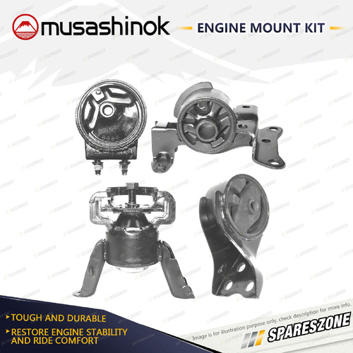 Musashinok Full Engine Mount Kit for Mazda 323 BA Astina Protege 1.6L 94-98 Auto