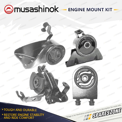 Full Engine Mount Kit for Mazda 323 BJ Astina Protege 1.8L FPDE 98-98 Manual