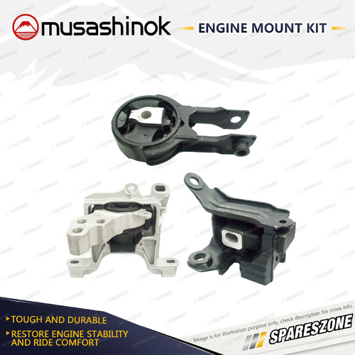 Full Engine Mount Kit for Mazda 2 DJ DL 1.5L FWD 14-On with Idling Stop Tech