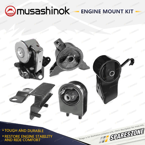 Full Engine Mount Kit Type2 for Mazda 626 GF 2.0L 4Cyl FSDE 97-99 Auto