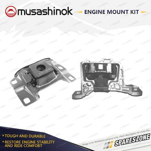 LH + RH Engine Mount Kit for Mazda Mazda 3 BK 2.0L 4Cyl LFDE 03-09 Auto & Man