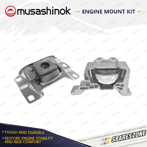 LH + RH Engine Mount Kit for Mazda Mazda 3 BK SP23 2.3L 4Cyl L3 03-09 Auto & Man