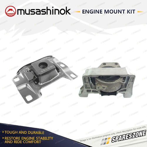 LH + RH Engine Mount for Mazda 3 BK MPS 2.3L 4Cyl Turbo L3 06-09 Auto & Man