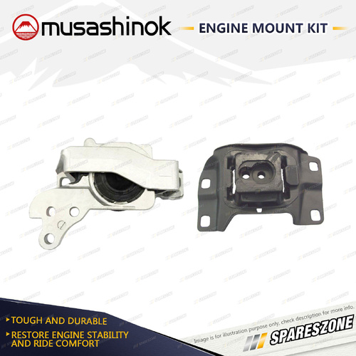 LH + RH Engine Mount Kit for Mazda 3 BL SP20 2.0L 4Cyl PE-VPS 11-14 6 Spd Auto