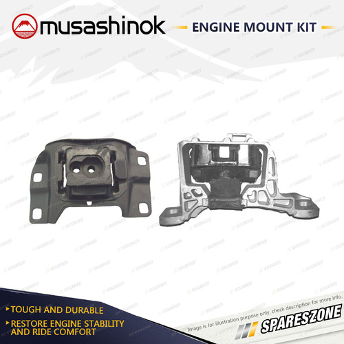 LH + RH Engine Mount Kit for Mazda 3 BL SP20 2.0L 4Cyl PE-VPS 11-14 5 Spd Auto