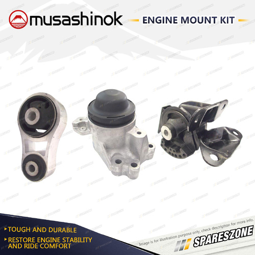 Musashinok Full Engine Mount Kit for Mazda CX-9 TB 3.7L V6 FWD AWD CA 07-12 Auto