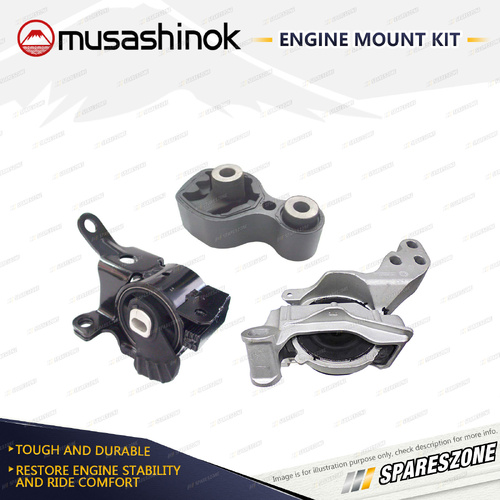 Musashinok Full Engine Mount Kit for Mazda 3 BM BN 6 GJ GL CX-5 KE PY-VPS 12-On