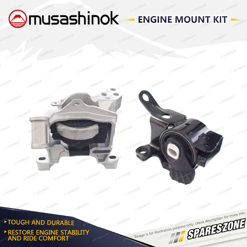 Musashinok LH + RH Engine Mount for Mazda CX-5 KE 2.0L FWD PE-VPS 12-17 Auto