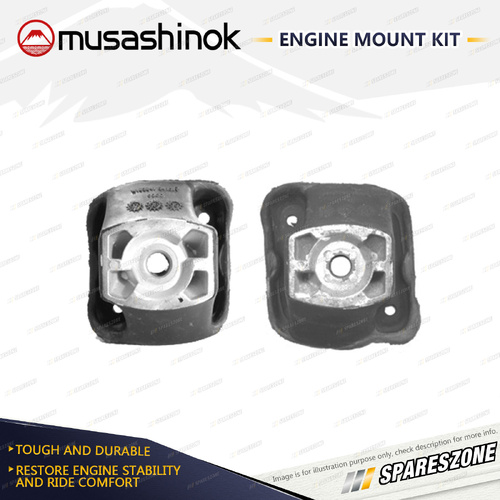 Front LH + Front RH Engine Mount Kit for Mercedes 200 230C 230CE C123 230E W123