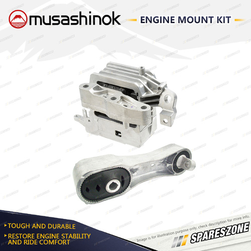 Musashinok Rear + RH Engine Mount Kit for Mini Cooper F54 F55 F56 1.2L 1.5L