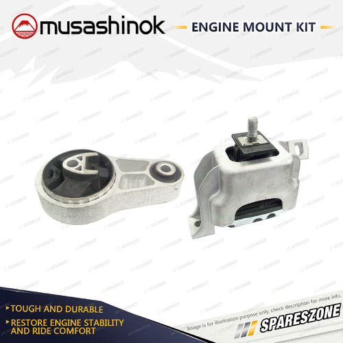 LH Rear Lower + RH Engine Mount Kit for Mini Cooper R55 R56 R57 R59 1.6L 07-On