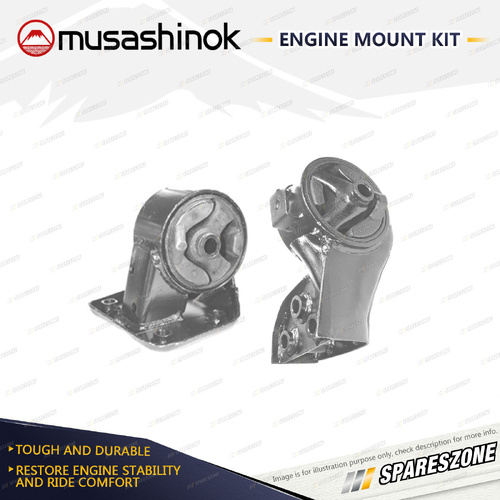 LH + RH Engine Mount Kit for Mitsubishi Lancer CC 1.5L 4Cyl 4G15 92-96 Manual