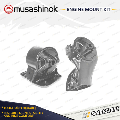 LH + RH Engine Mount Kit for Mitsubishi Lancer CC 1.5L 4Cyl 4G15 92-96 Auto
