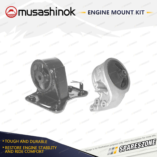 LH + RH Engine Mount Kit for Mitsubishi Nimbus UF RVR N23W 2.0 2.4L 92-98 Manual
