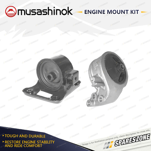 LH + RH Engine Mount Kit for Mitsubishi Nimbus UF RVR N23W 2.0L 2.4L 92-98 Auto