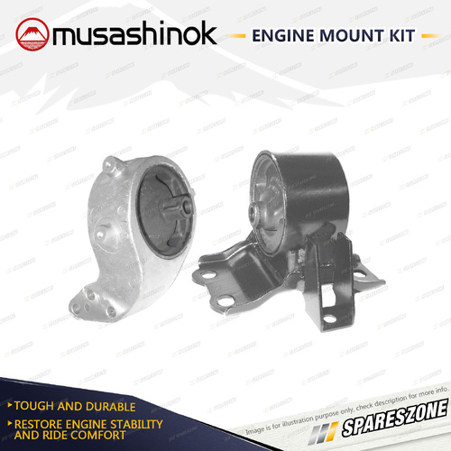 LH + RH Engine Mount Kit Type1 for Mitsubishi Galant HJ 2.0L 4G63 93-95 Auto