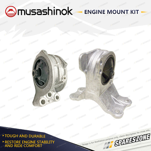 LH + RH Engine Mount Kit for Mitsubishi Nimbus UG 2.4L 4Cyl 4G64 98-03 Manual
