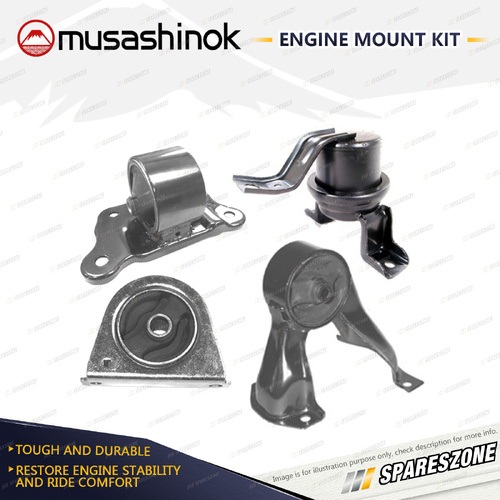 Full Engine Mount Kit for Mitsubishi Lancer CG CH 2.0L 4Cyl 4G94 02-06 Auto
