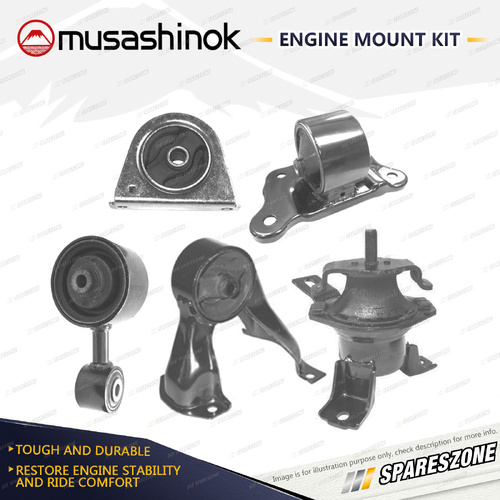 Full Engine Mount Kit for Mitsubishi Airtrek CU2W 2.0L FWD 4G63T 02-05 Auto