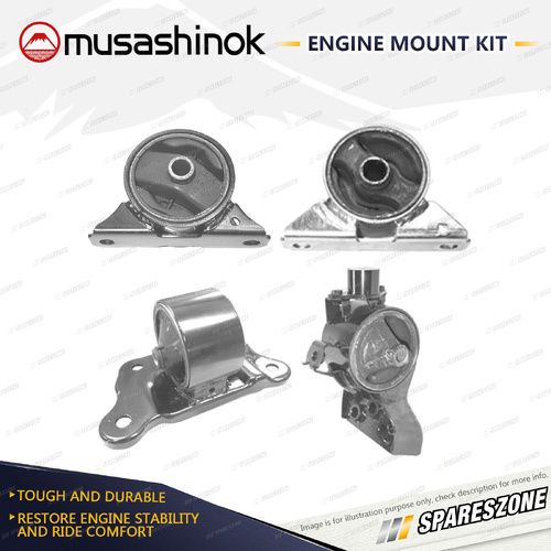 Full Engine Mount Kit for Mitsubishi Lancer CE 1.8L Sedan Hatch 4G93 96-98 Auto