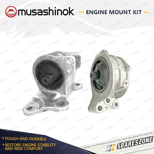 LH + RH Engine Mount Kit for Mitsubishi Nimbus UG 2.4L 4Cyl 4G64 98-03 Auto