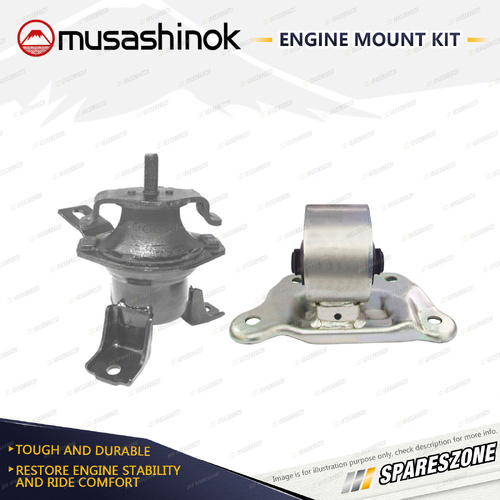 LH + RH Engine Mount for Mitsubishi Lancer CH 2.4L 4Cyl - Wagon 4G69 05-07 Auto